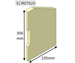 ECIR07020 Parkray Left Side Brick  |  Aspect 7 (NON Eco) 